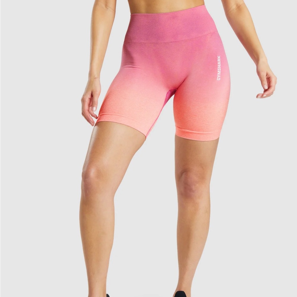 Women's Pink Ombre Shorts